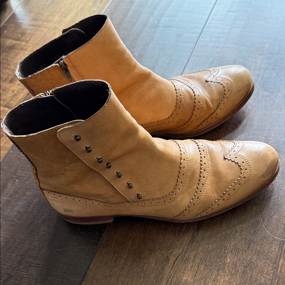 Vintage Cole Haan Leather Ankle Boots 7.5